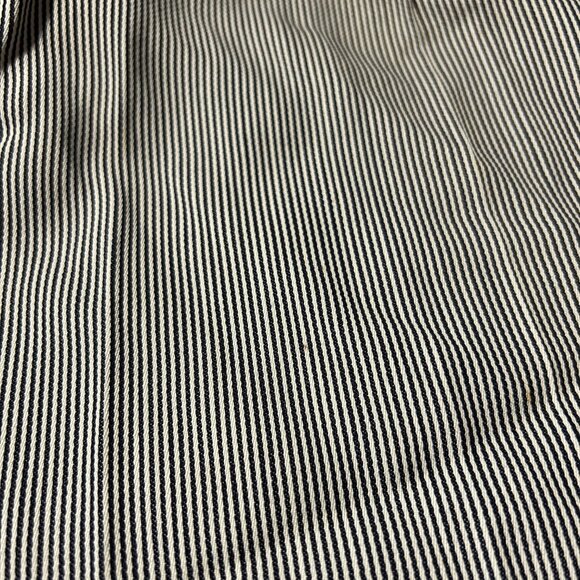 Escada Margaretha Ley Bergdorf Goodman Black White Pinstriped Pantsuit 38 US/M - Picture 16 of 16